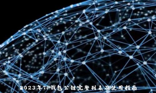   
2023年TP钱包公链完整列表及使用指南
